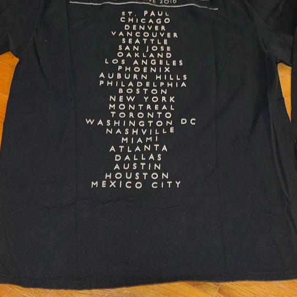 2016 ADELE black long sleeve concert tour T-shirt unisex large - Picture 6 of 7